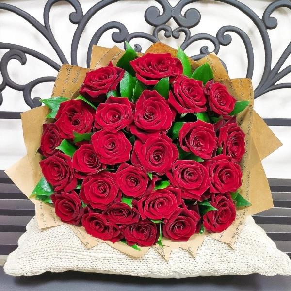 25 красных роз Артикул  160875